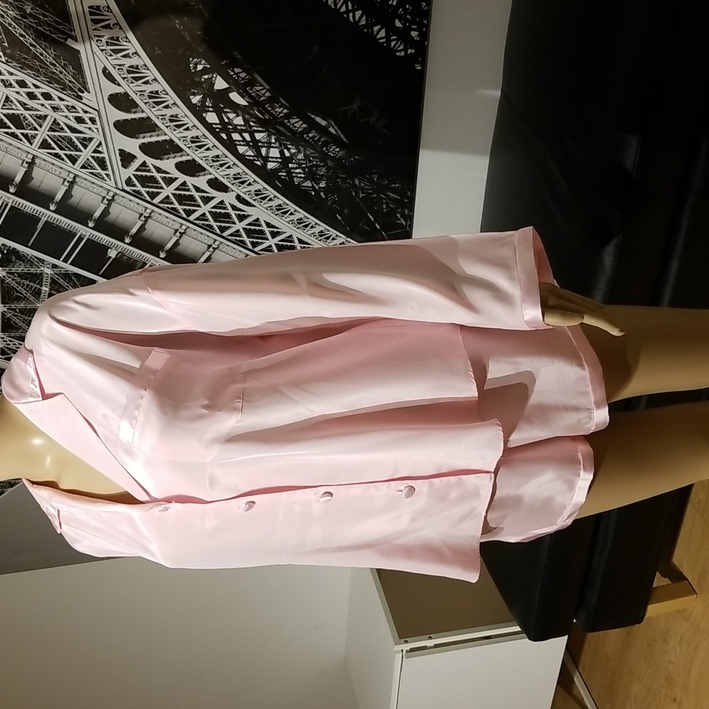 Victoria's Secret Pink Satin Pajama Set